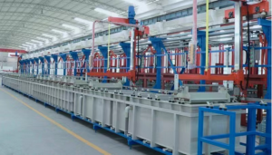 電鍍電鍍生產(chǎn)線(xiàn)（酸洗、滾鍍、鍍銅、鍍銀線(xiàn)）